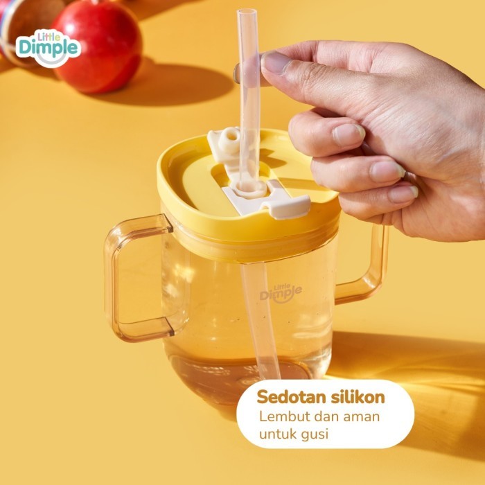 Little Dimple Toddler PPSU Training Cup / Botol Minum Training Anak