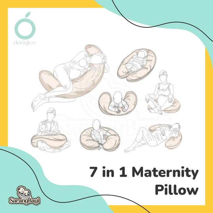 Dooglee 7in1 Maternity Pillow Case