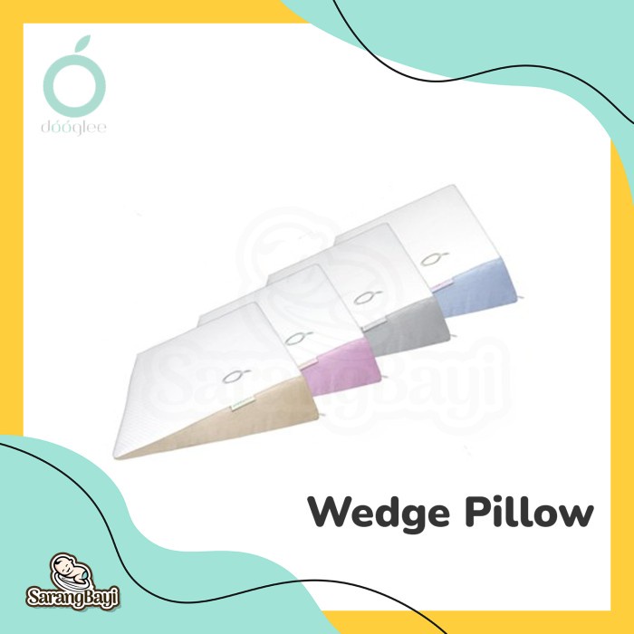 Dooglee Wedge Pillow / Bantal Miring Bayi Newborn