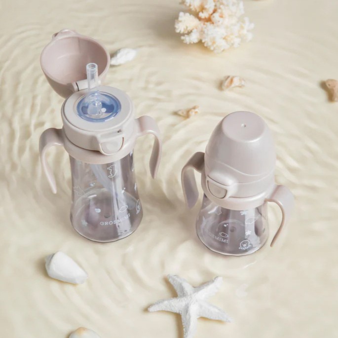 Grosmimi PPSU Straw Cup 200ml / Botol Minum Training Anak Bayi