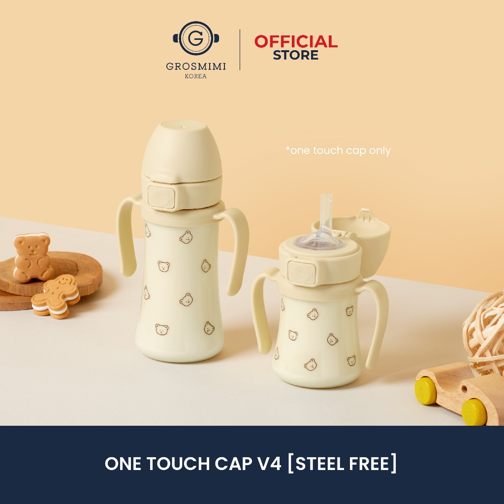 Grosmimi One Touch Cap / Tutup Botol
