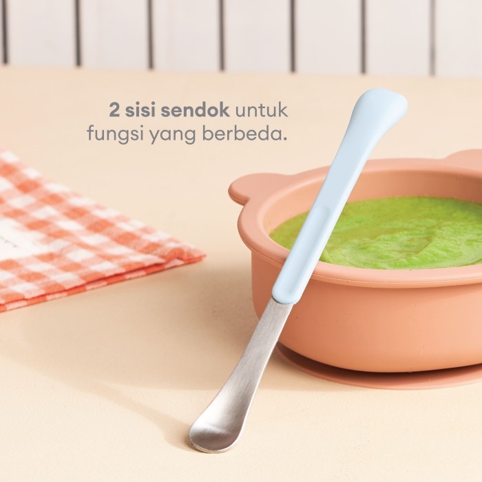 Little Dimple Multipurpose Feeding Spoon / Sendok Makan Anak Bayi MPASI Serbaguna