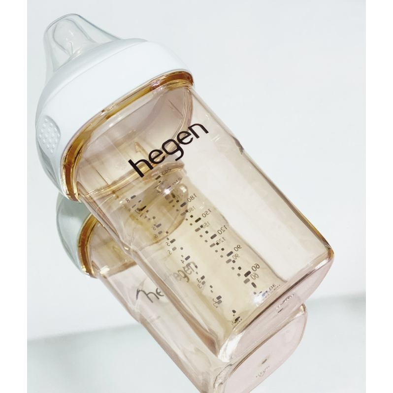 Hegen PCTO Feeding Bottle PPSU 8oz 240ml / Botol Susu Bayi White Blue Purple Pink