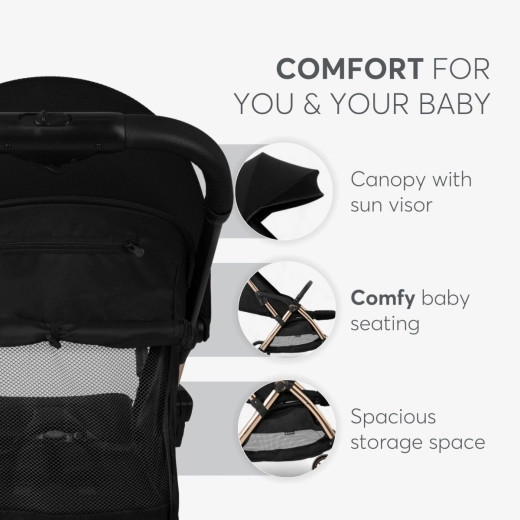 Kikkaboo Pushchair Eden Autofold Stroller / Kereta Dorong Bayi