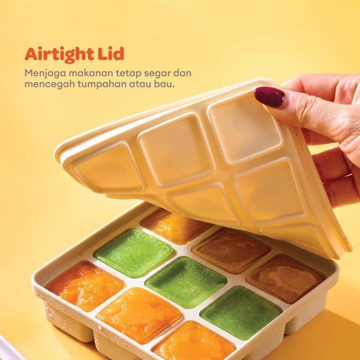 Little Dimple Silly Freeze / Silicone Food Container Ice Tray Cube  / Freezer Tray / Storage Tempat Beku / Cetakan Kaldu Mpasi Bayi Es Batu