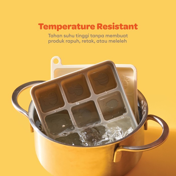 Little Dimple Silly Freeze / Silicone Food Container Ice Tray Cube  / Freezer Tray / Storage Tempat Beku / Cetakan Kaldu Mpasi Bayi Es Batu