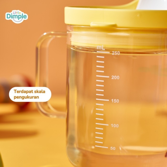 Little Dimple Toddler PPSU Training Cup / Botol Minum Training Anak