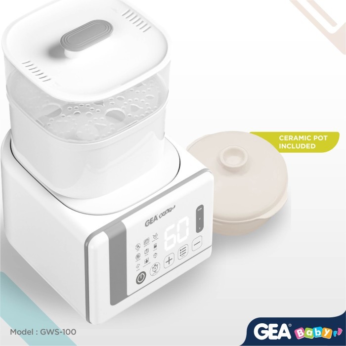 GEA Baby Multifunction Warmer Sterilizer Dryer GWS 100 / Mesin Penghangat Sterilisasi Pengering Multifungsi