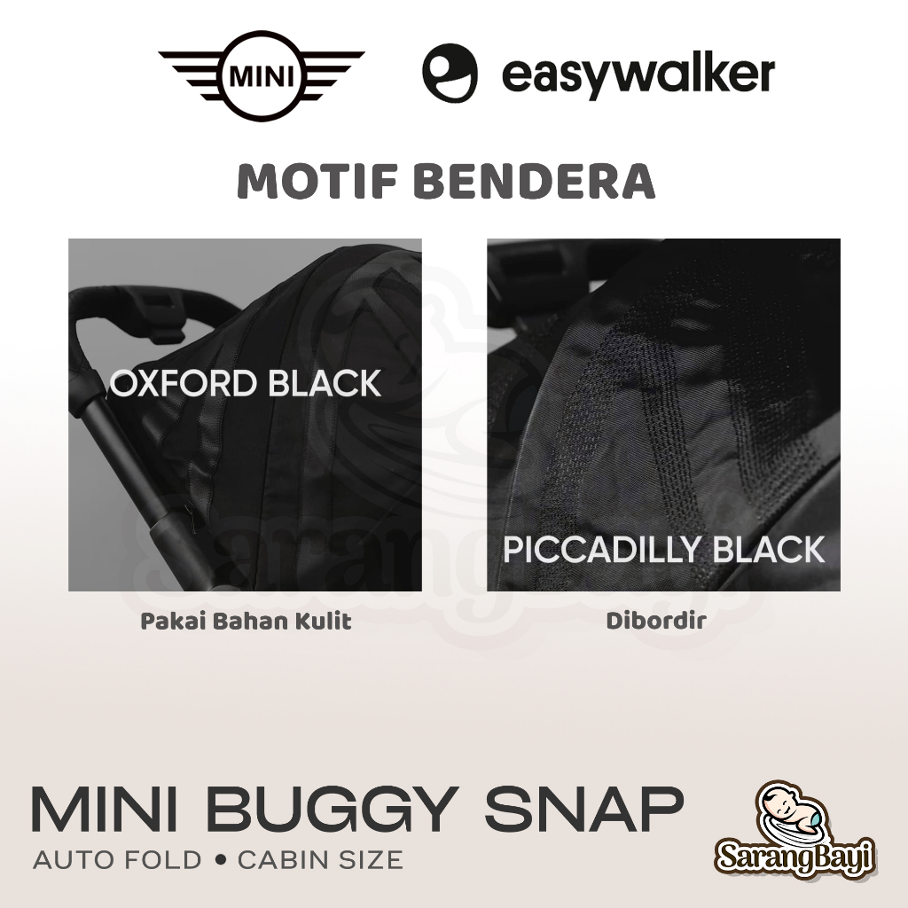 Easywalker Mini Buggy Snap Autofold Cabin Stroller