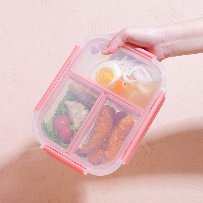 Little Dimple Split Lunch Box Kotak Makan Bekal Sekolah