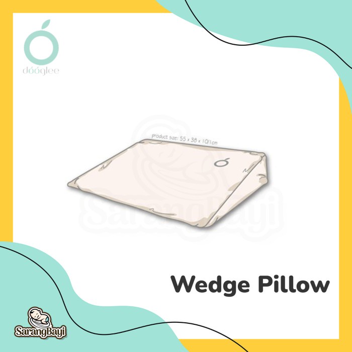 Dooglee Wedge Pillow / Bantal Miring Bayi Newborn