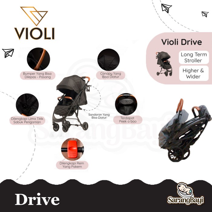 Violi Stroller Drive / Kereta Dorong Bayi