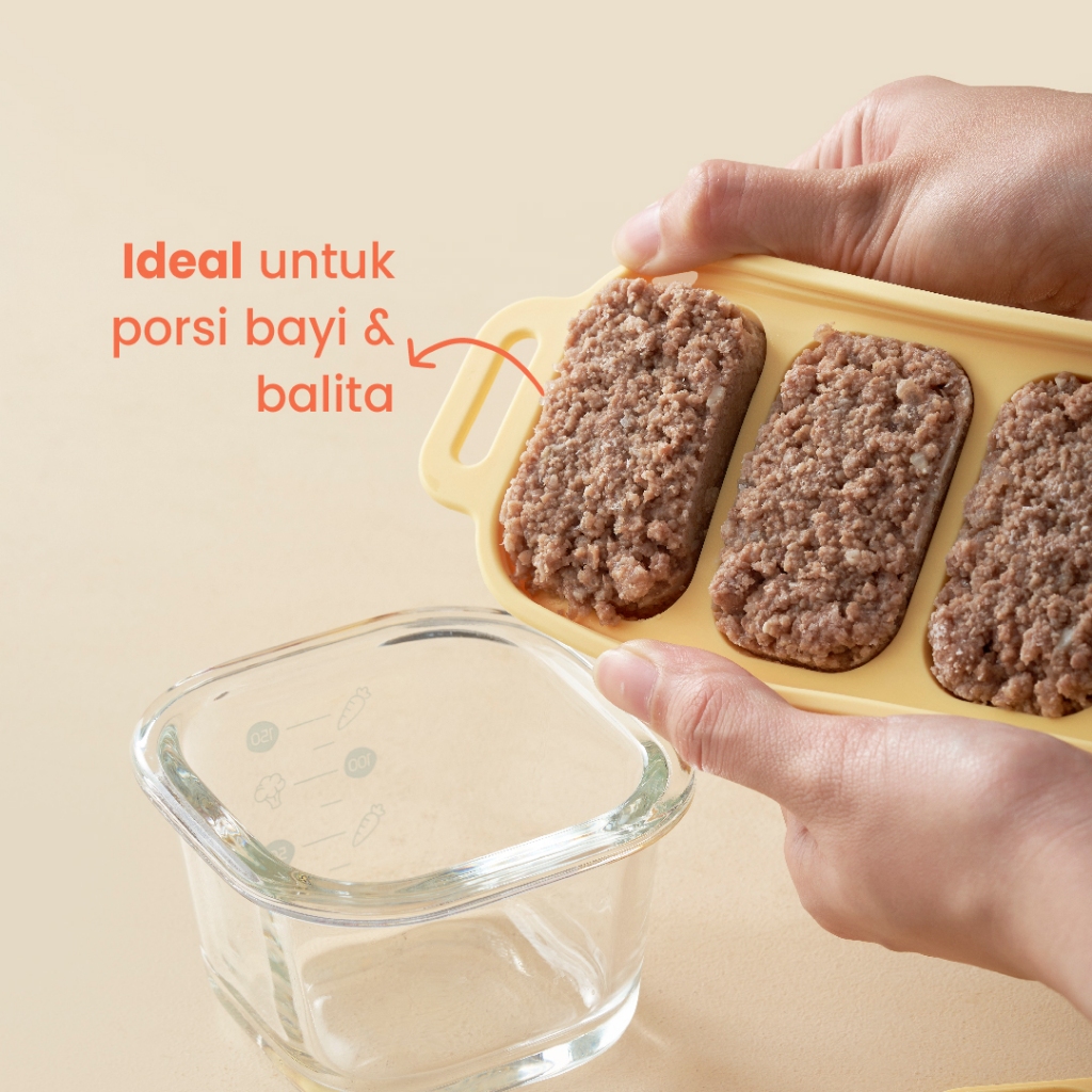 Little Dimple Colorpop Cubes / 4 Cubes 5 Cubes | Wadah Cetakan Mpasi Kaldu Beku