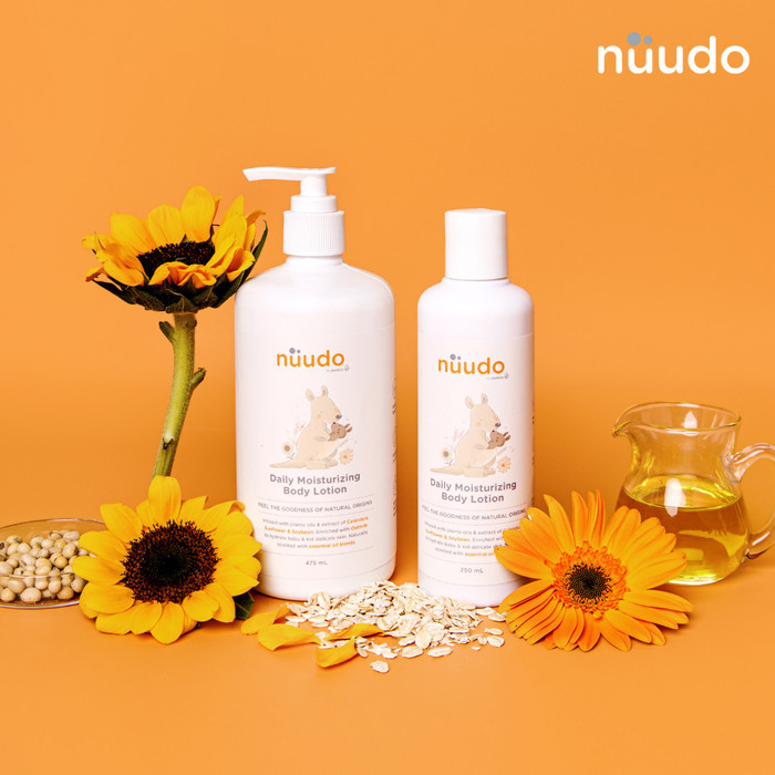 Nuudo Daily Moisturizing Body Lotion / Baby Lotion Krim Moisturizer Bayi Travel Size Home Size