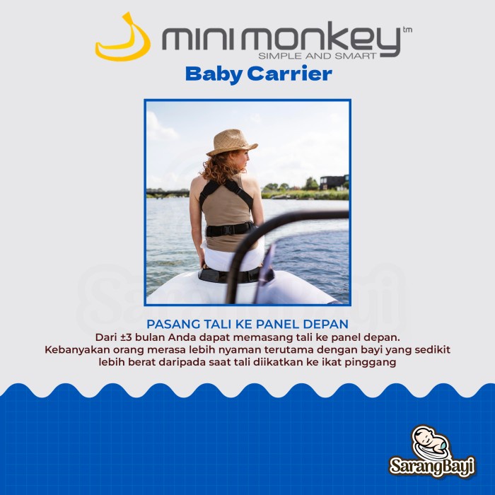 Minimonkey Baby Carrier / Gendongan Bayi SSC Mini Monkey