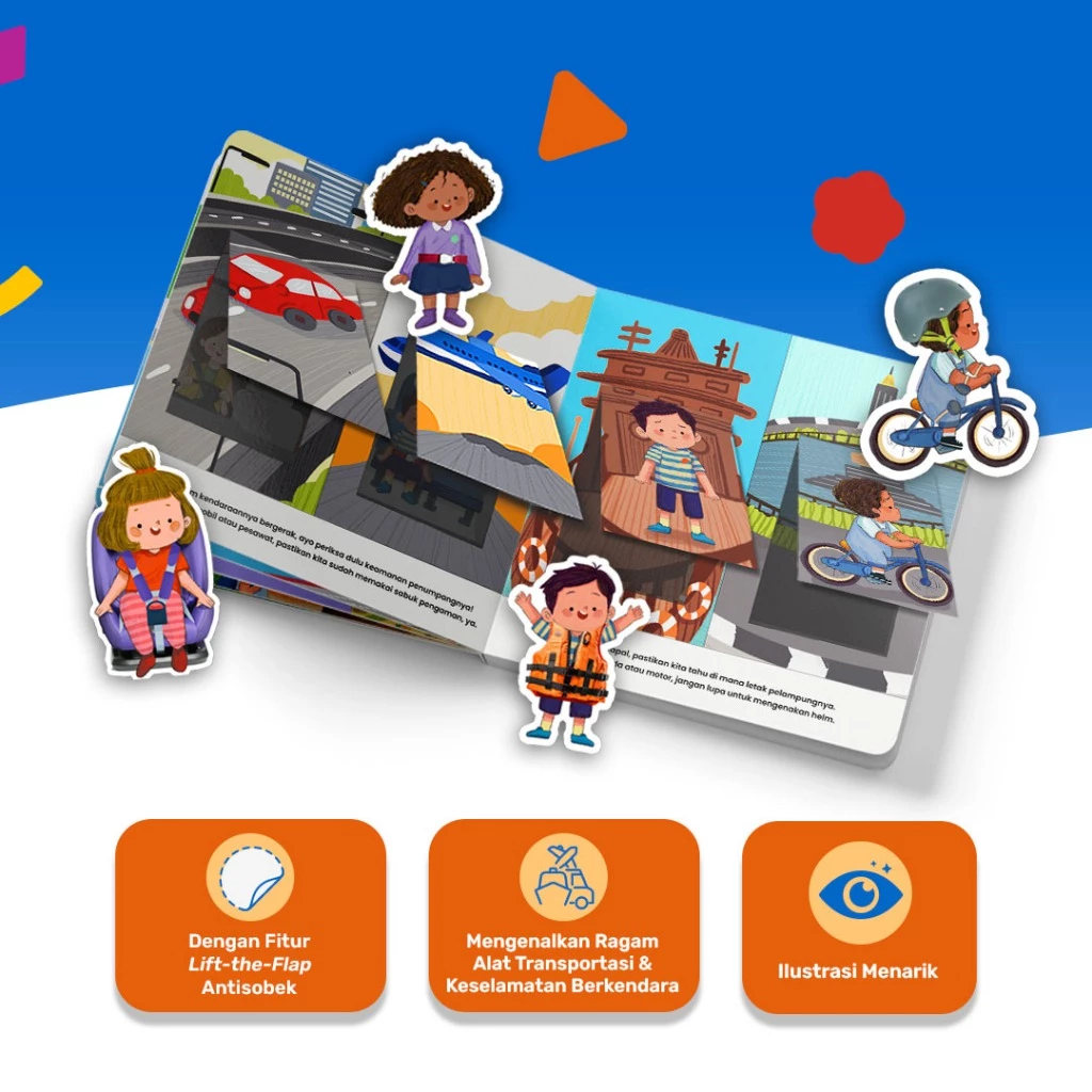 Tentang Anak Activity Busy Book / Velcro Sticker Busy Book Stiker Lepas Pasang / Wipe and Clean Board Book / Buku Aktivitas Anak Hewan Transportasi Senandung Kejora / Quiet Book
