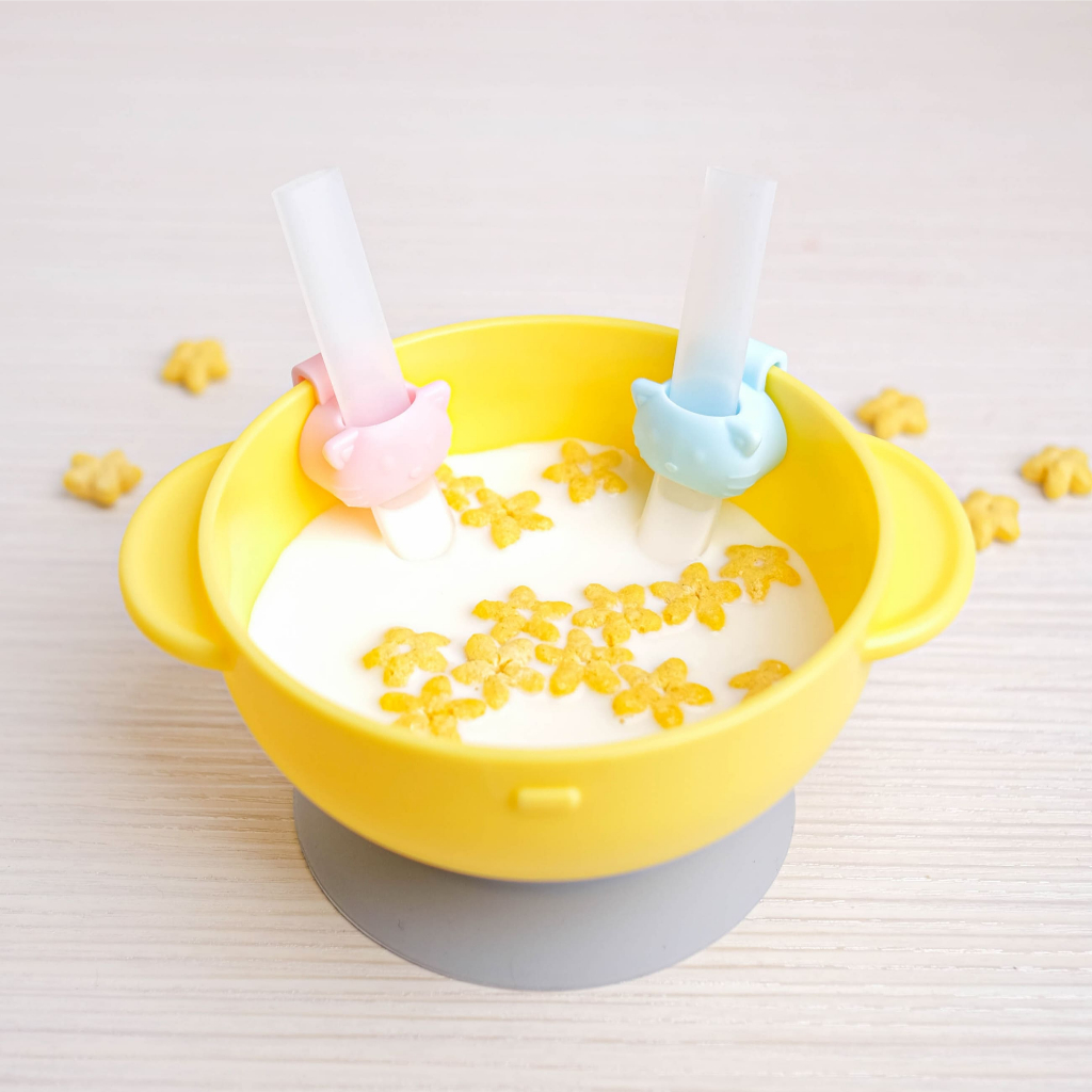 Little Dimple Straw and Clip / Sedotan Minum Travelling