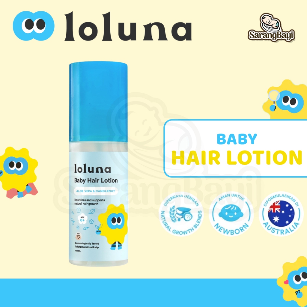 Loluna Baby Hair Lotion / Losion Rambut Anak Bayi