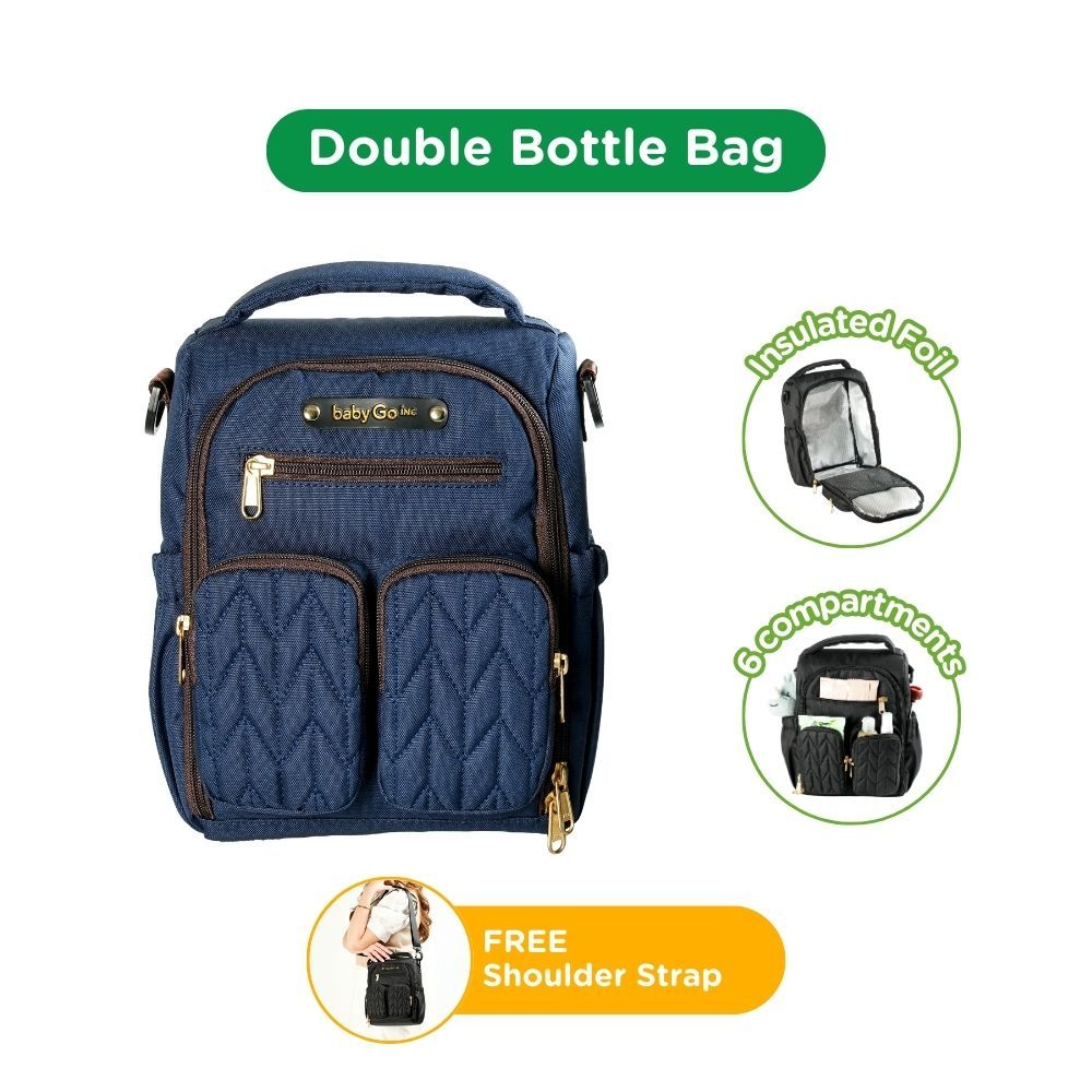 BabyGo Inc Bottle Bag | Single / Double Tas Botol Susu Food Jar