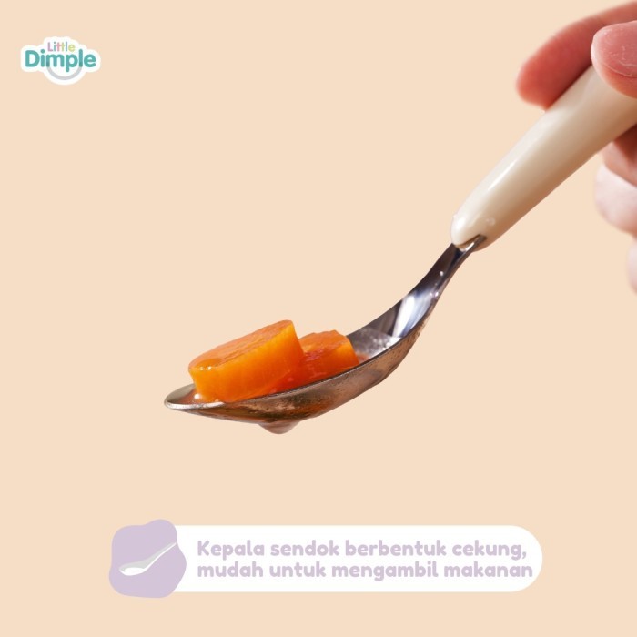 Little Dimple Tiny Grip Spoon / Sendok Makan Anak