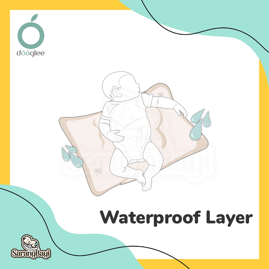 Dooglee Waterproof Layer Size L / Perlak Bayi Large