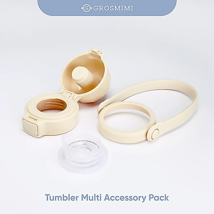 Grosmimi Tumbler Multi Accessories Pack Cap Silicone Tip Hand Strap / Aksesoris Tutup Tumbler