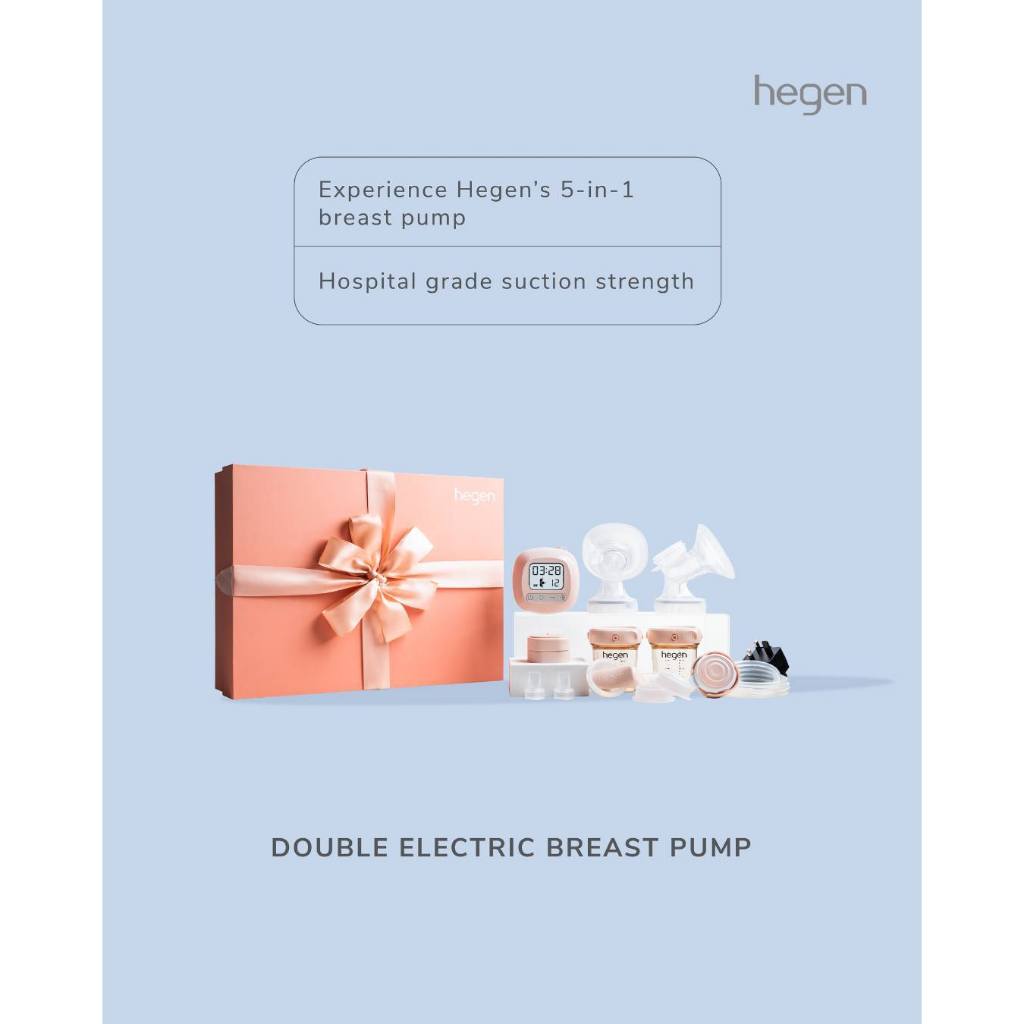 Hegen Gift Set / Basic Starter Kit / Everyday Kit / Double Electric Breast Pump Pompa Asi / All Star Collection / Kado Lahiran