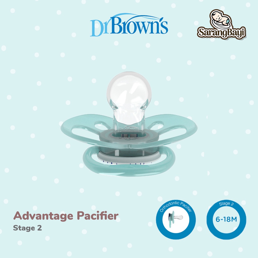 Dr Browns Advantage Pacifier Soother Empeng Bayi