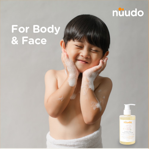 Nuudo Bubbly Kids Body and Face Wash / Sabun Mandi Anak Travel Size Home Size Refill
